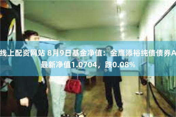 线上配资网站 8月9日基金净值：金鹰添裕纯债债券A最新净值1.0704，跌0.08%