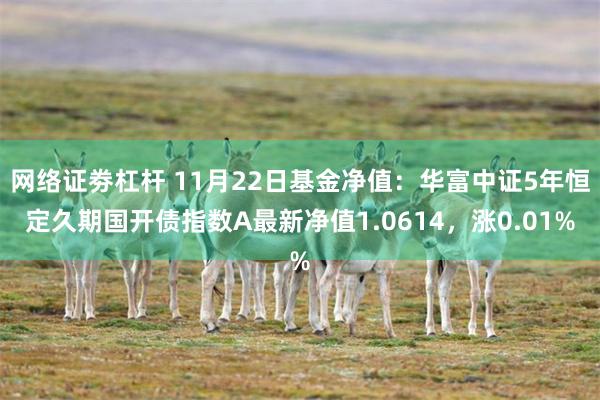 网络证劵杠杆 11月22日基金净值：华富中证5年恒定久期国开债指数A最新净值1.0614，涨0.01%